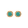 Hot Louise thin clip-on earrings - turquoise Clips