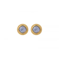 Discount Louise thin clip-on earrings - white Clips
