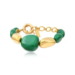 Best Loulou adjustable bracelet – green and gold Bracelets XXL
