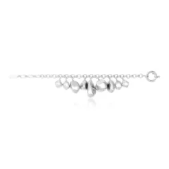 Online Loulou Adjustable Chain Bracelet - Silver Bracelets XXL