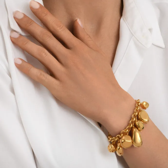 Hot Loulou adjustable chain bracelet - gold Bracelets XXL