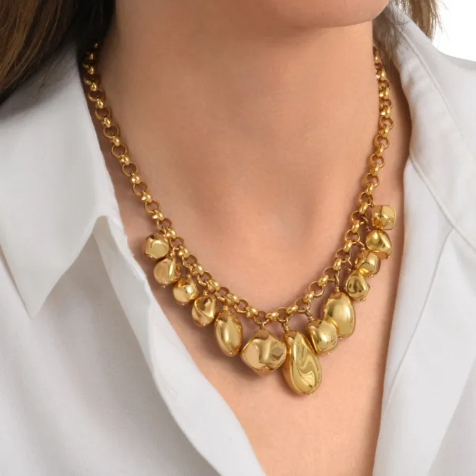 Discount Loulou adjustable necklace - gold Colliers XXL