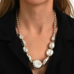 Best Loulou adjustable necklace - silver Colliers XXL