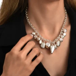 Best Loulou adjustable necklace - silver Colliers XXL