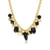 Hot Loulou chain necklace – black and gold Sautoirs & Colliers Longs|Colliers XXL