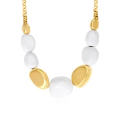 Hot Loulou chain necklace – gold and white Sautoirs & Colliers Longs|Colliers XXL