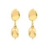 Loulou clip-on drop earrings - gold Clips|Boucles D'oreilles XXL