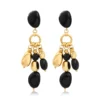 New Loulou clip-on earrings – black and gold Clips|Boucles D'oreilles XXL