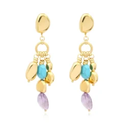 Sale Loulou clip-on earrings - multicoloured Clips|Boucles D'oreilles XXL