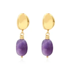 Best Loulou clip-on earrings - violets Clips|Boucles D'oreilles XXL