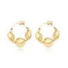 Hot Loulou delicate hoop earrings - gold Boucles D'oreilles XXL|Créoles