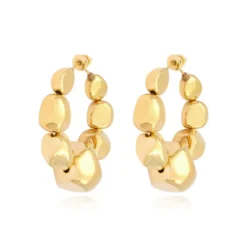 Sale Loulou hoop earrings - gold Créoles