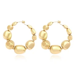 Online Loulou hoop earrings - gold Créoles|Boucles D'oreilles XXL