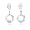 Best Loulou lightweight clip-on drop earrings - silver Clips|Boucles D'oreilles XXL