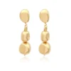 Online Loulou long clip-on earrings - gold Clips|Boucles D'oreilles XXL