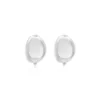 Discount Loulou thin clip-on earrings - silver Clips|Boucles D'oreilles XXL