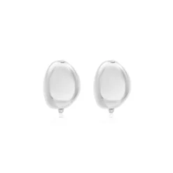 Discount Loulou thin clip-on earrings - silver Clips|Boucles D'oreilles XXL