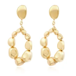 Online Loulou wide clip-on earrings - gold Clips|Boucles D'oreilles XXL