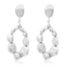 Loulou wide clip-on earrings - silver Clips|Boucles D'oreilles XXL
