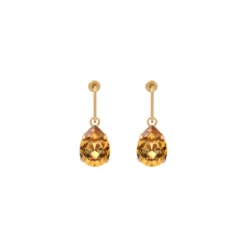 Outlet Lucky Charm Hoop Earrings - Yellow Créoles