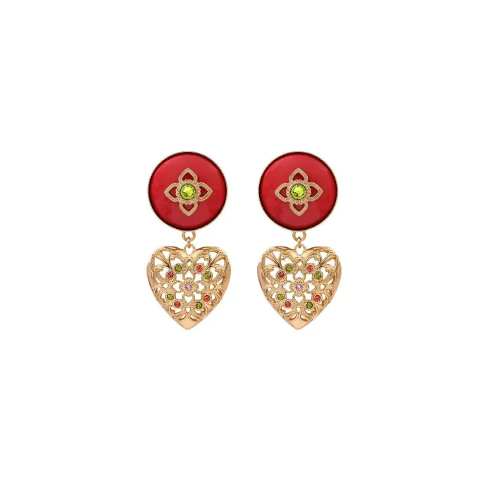 Best Lucky Charm Stud Earrings - Roses Percées / Tiges