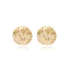 Sale Lucy round clip-on earrings - white Clips