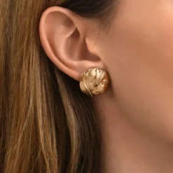 Sale Lucy round clip-on earrings - white Clips