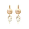 New Lucy sleeper earrings - white Dormeuses
