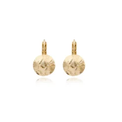 Best Lucy thin sleeper earrings - white Dormeuses