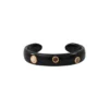Online Masseria bangle bracelet - black Manchettes|Joncs