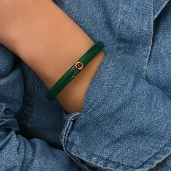 Clearance Masseria bangle bracelet - green Manchettes|Joncs