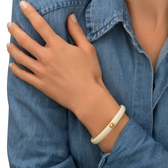 Outlet Masseria bangle bracelet - white Manchettes|Joncs