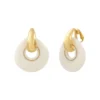 Clearance Masseria clip-on earrings - white Clips
