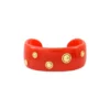 Sale Masseria cuff bracelet - coral Manchettes