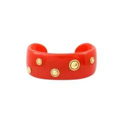 Sale Masseria cuff bracelet - coral Manchettes