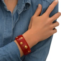 Sale Masseria cuff bracelet - coral Manchettes