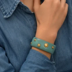 Online Masseria cuff bracelet - turquoise Manchettes