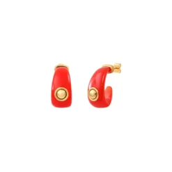 Clearance Masseria fine post earrings - coral Percées / Tiges