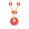 Best Masseria long chain necklace - coral Sautoirs & Colliers Longs