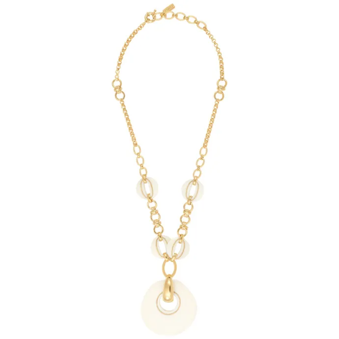 Best Masseria long chain necklace - white Sautoirs & Colliers Longs