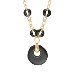 Best Masseria long chain necklace - black Sautoirs & Colliers Longs