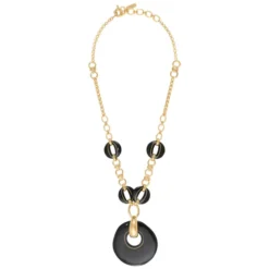 Best Masseria long chain necklace - black Sautoirs & Colliers Longs