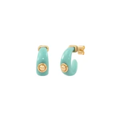 New Masseria Mini Stud Earrings - Turquoise Percées / Tiges