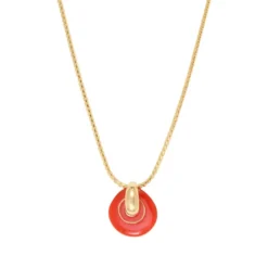 Hot Masseria pendant necklace - coral Sautoirs & Colliers Longs|Pendentifs Et Médailles