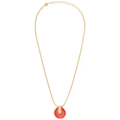 Hot Masseria pendant necklace - coral Sautoirs & Colliers Longs|Pendentifs Et Médailles