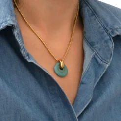 Masseria pendant necklace - turquoise Sautoirs & Colliers Longs|Pendentifs Et Médailles