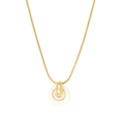 Discount Masseria pendant necklace - white Sautoirs & Colliers Longs|Pendentifs Et Médailles