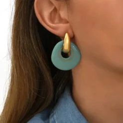 Hot Masseria pierced stud earrings - turquoise Percées / Tiges