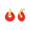 Online Masseria pierced stud earrings - coral Percées / Tiges