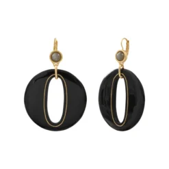 Clearance Masseria sleeper earrings - black Dormeuses